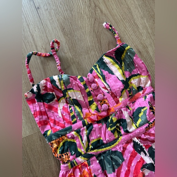 Farm Rio Leopard Forest Cotton Dress - Picture 5 of 6